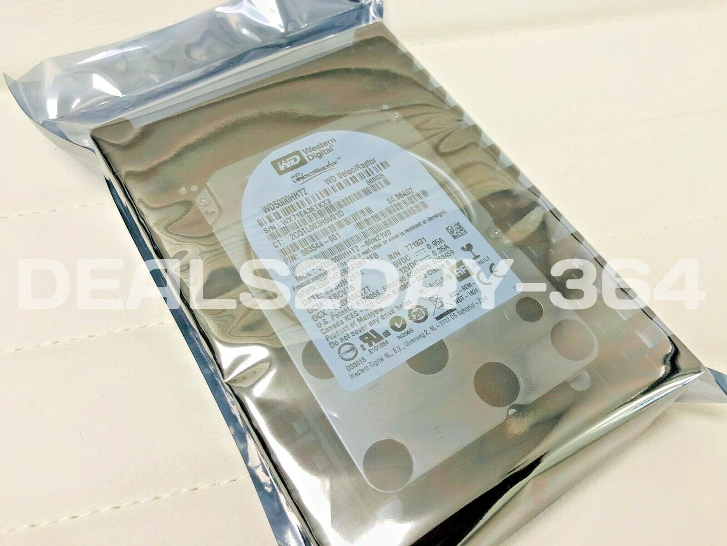 Western Digital VelociRaptor WD5000HHTZ 500GB 10K 6G 64MB 3.5in SATA Hard Driv