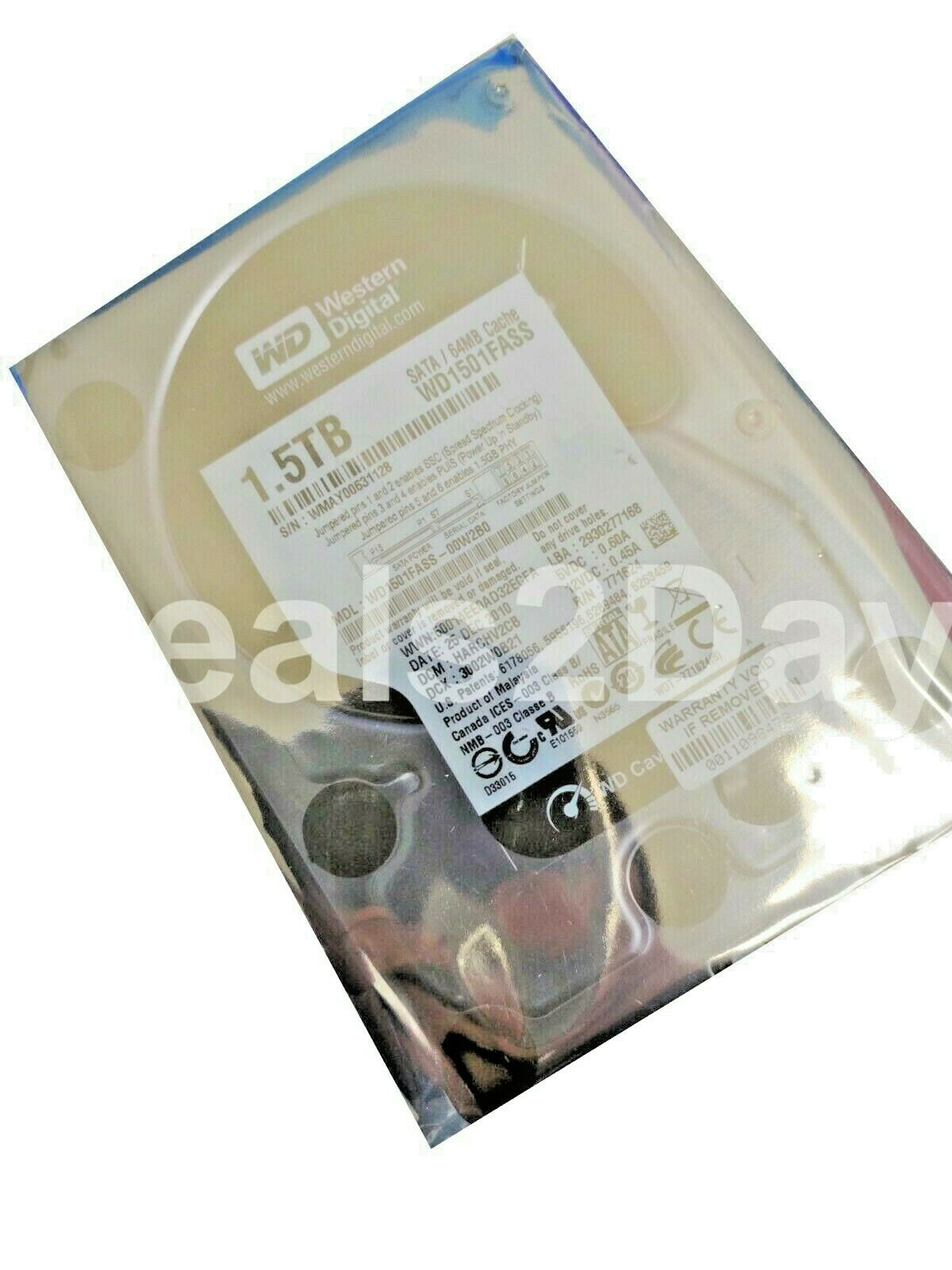 Western Digital WD1501FASS 1.5TB SATA 3.5in drive