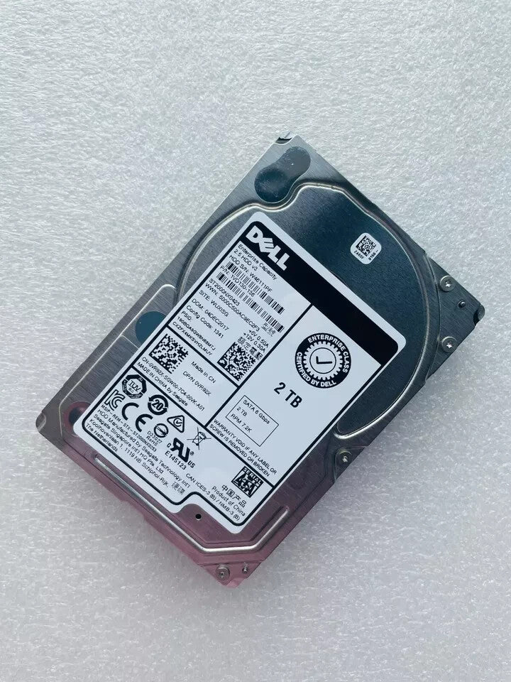DELL 0VR92X 2TB HDD 7.2K RPM 2.5" 6Gb/s SATA Model: ST2000NX0423 DP/N: VR92X