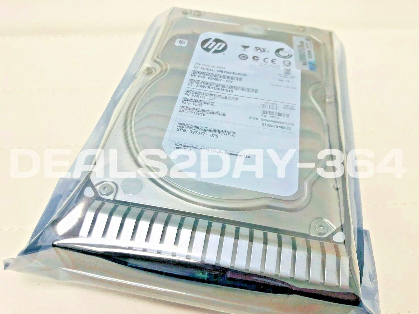 HP 658079-B21 658102-001 2TB 6G 7.2K SATA LFF 3.5 inch PROLIANT G8/9 HDD NEW