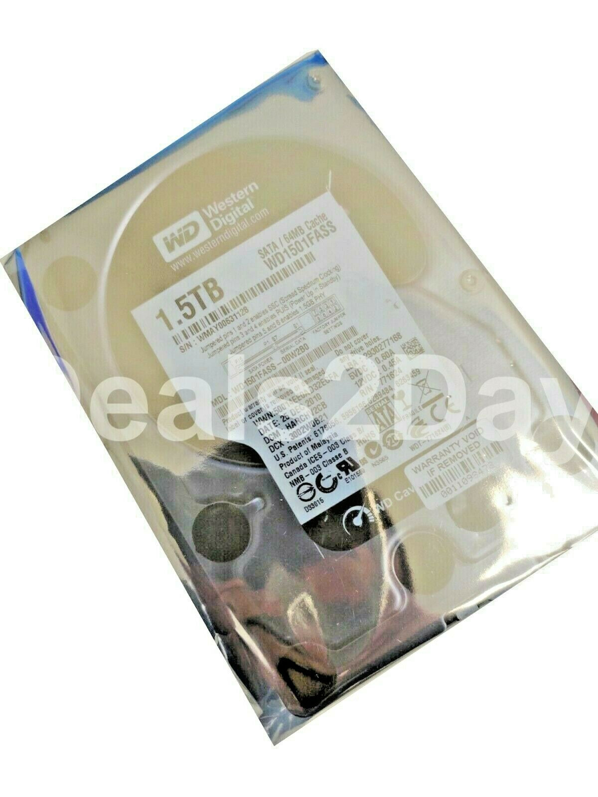 Western Digital WD1501FASS 1.5TB SATA 3.5in drive