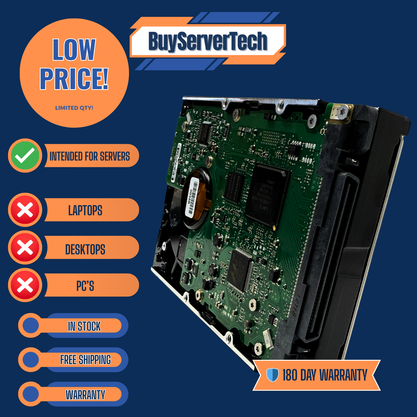 HP 412751-016 300GB 15K U320 HDD 411089-B22 411261-001 3R-A6765-AA | Warranty