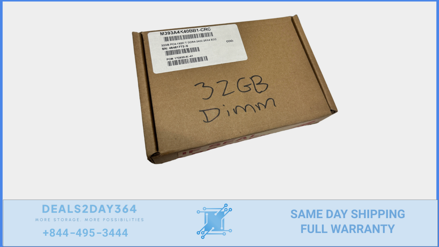Samsung 32GB PC4-2400 Server 19200 M393A4K40BB1-CRC M393A4K40CB1-CRC Memory RA