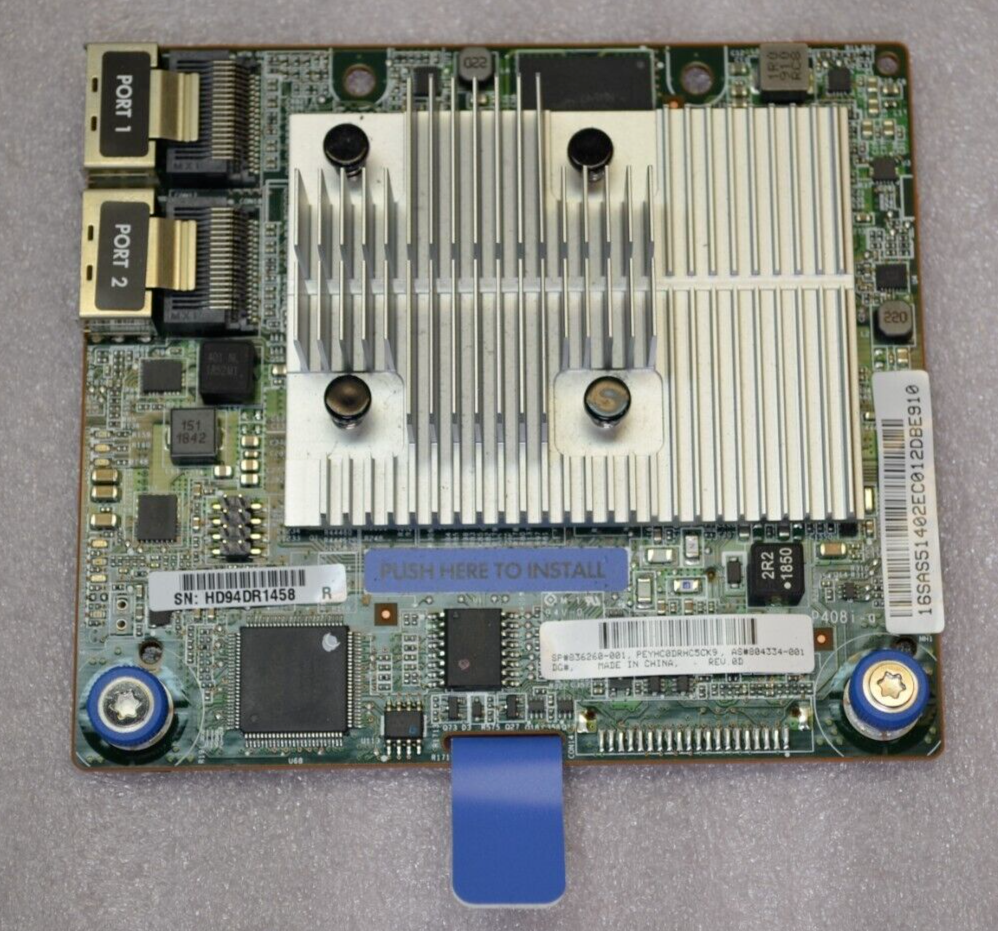 HPE Smart Array P408i-a SR Gen10 12G SAS Controller 804331-B21 836260-001