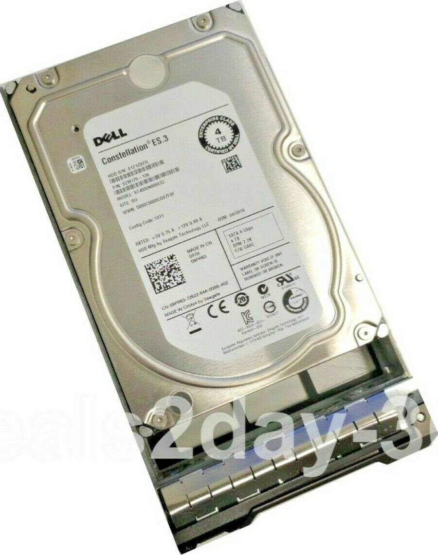 Dell 9PR63 09PR63 4TB 6G 7.2K 3.5" SATA Hard Drive W/ Tray