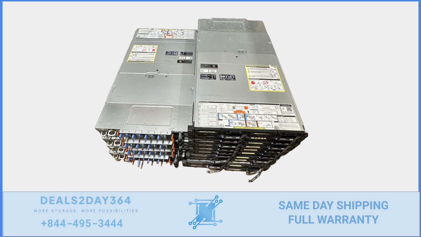 Dell FX2 FX2S Chassis Enclose w/ 4x Poweredge FC630 NO RAM NO HDD 2x2000w H730P