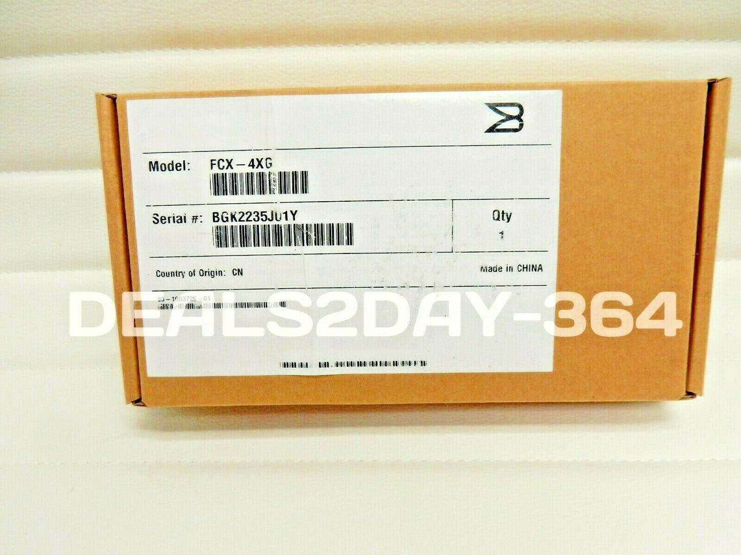 NEW Brocade FCX-4XG Expansion Mod 4x 10Gb SFP+ FCX624 FCX648 Optical Network JMW