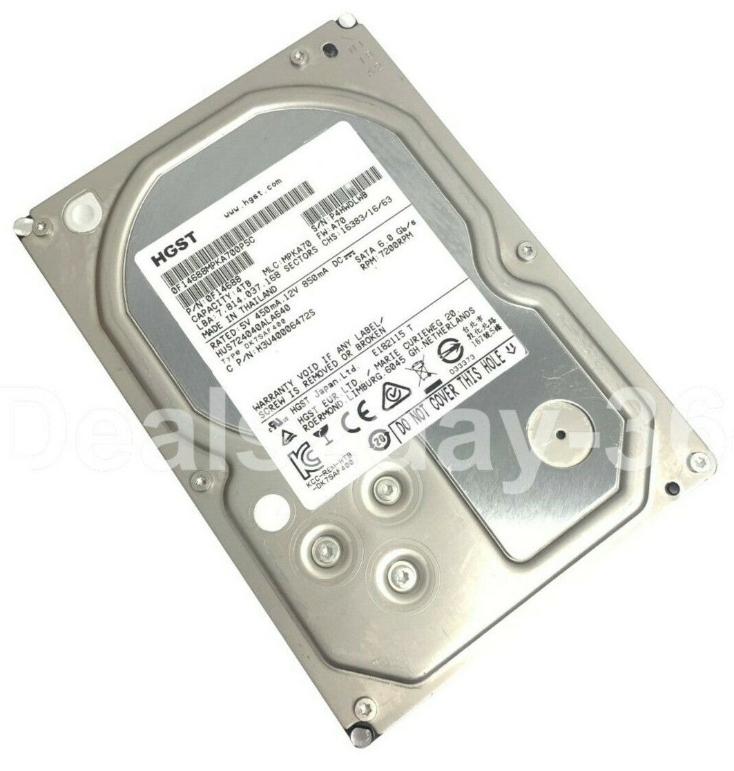HITACHI HUS724040ALA640 4TB 7200RPM 64MB SATA 6.0Gb/s 3.5" HARD DRIVE ZERO HOU