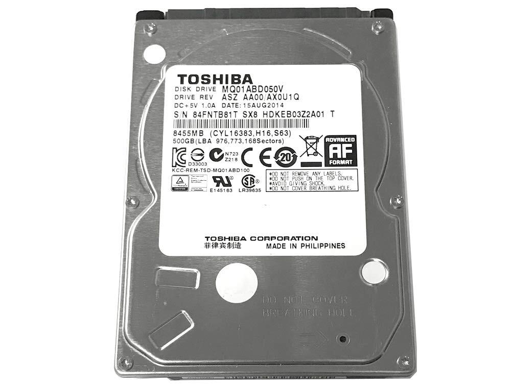 Toshiba 500GB 5400RPM 8MB Cache 9.5mm SATA 3.0Gb/s 2.5" Notebook Hard Drive 0
