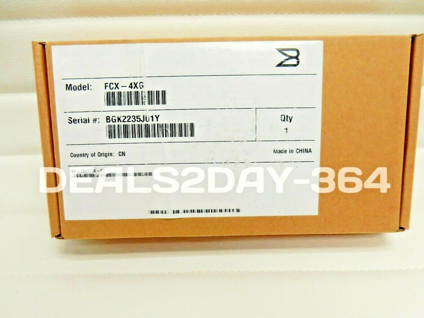 NEW Brocade FCX-4XG Expansion Mod 4x 10Gb SFP+ FCX624 FCX648 Optical Network JMW