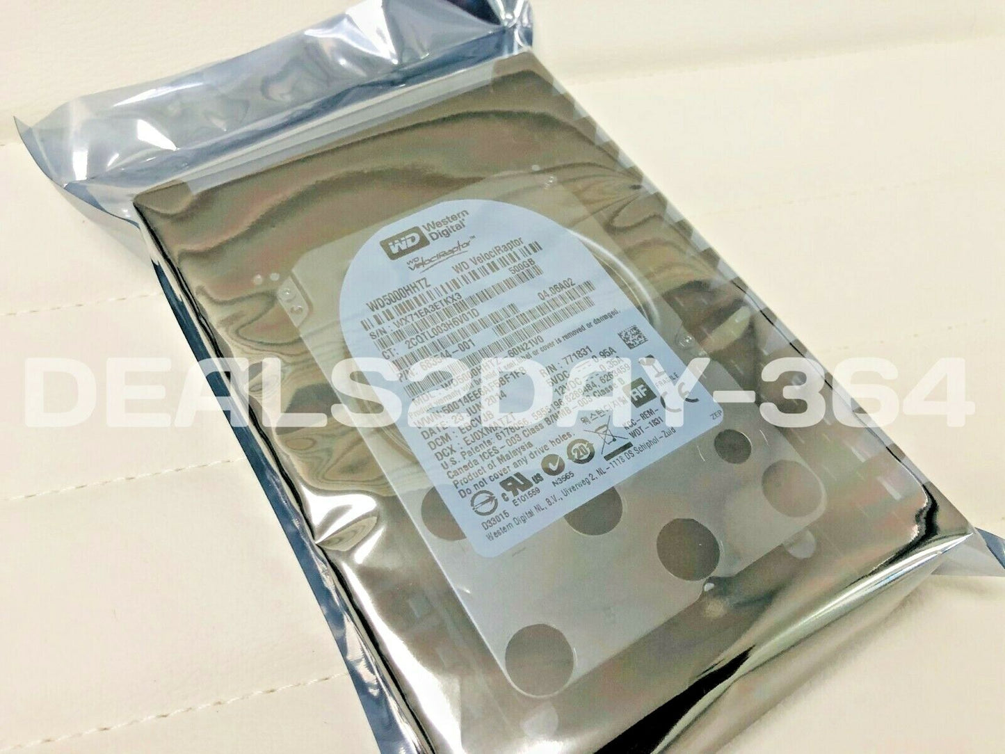 Western Digital VelociRaptor WD5000HHTZ 500GB 10K 6G 64MB 3.5in SATA Hard Drive