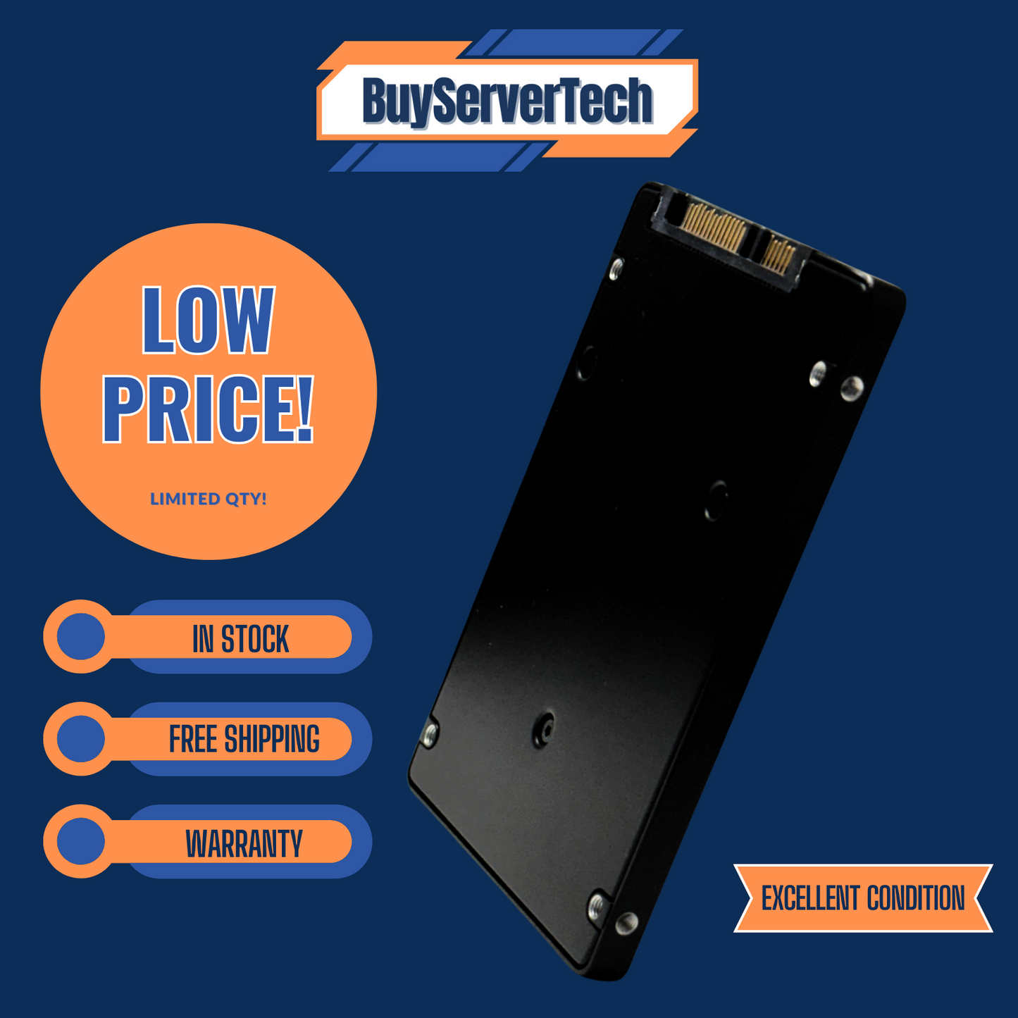 Samsung MZ7KM1T9HMJP 1.92TB SATA 2.5" SSD | SM863a | PLP | 95%+ Health | Grade A