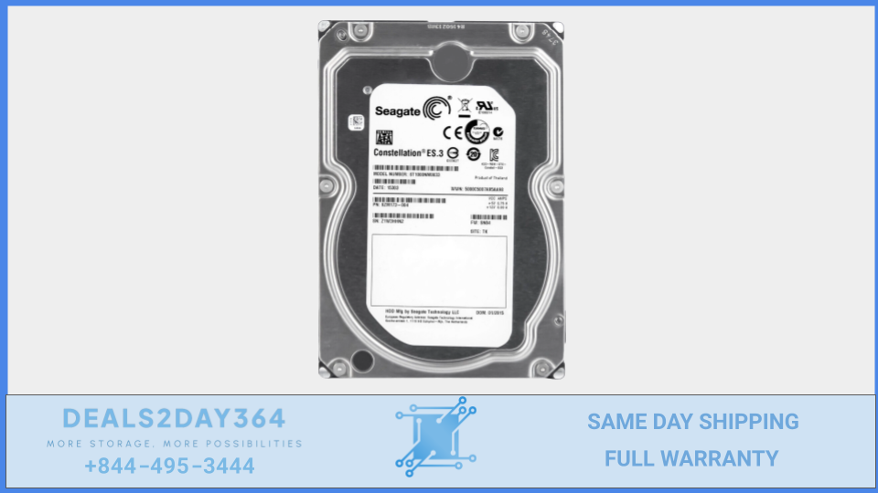 Seagate ST1000NM0033 1TB 128MB Cache 7.2K 6G 3.5" SP SATA Hard Drive