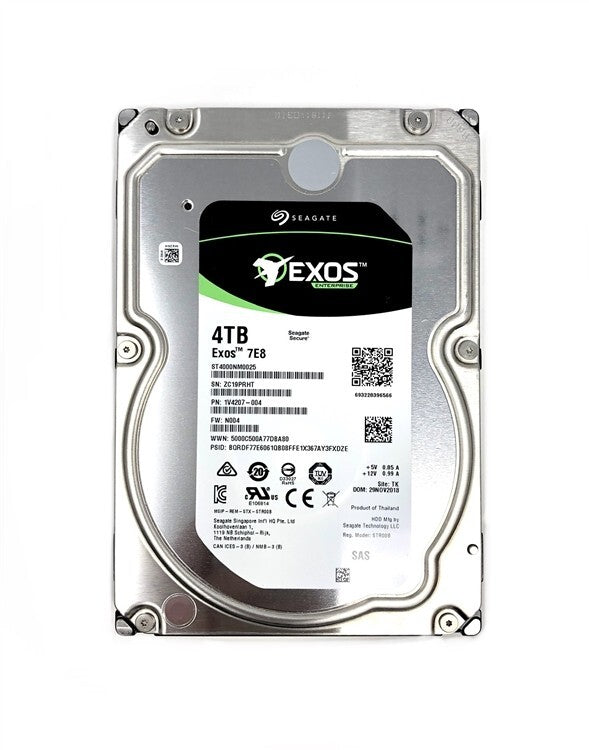 EXOS Seagate ST4000NM0025 Exos 7E8 4TB 3.5'' SAS Hard Drive