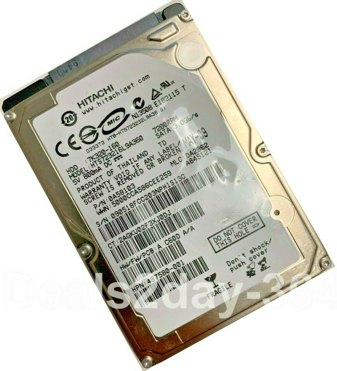 HTS723216L9A360 Hitachi 160GB SATA 2.5 HDD laptop
