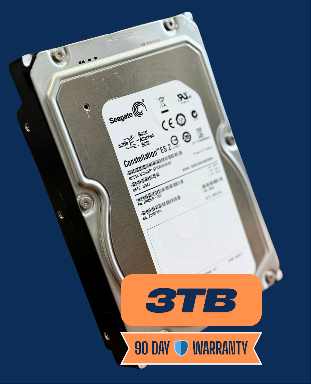 Seagate ST33000650SS 3TB 7200RPM 3.5" SAS 6Gb/s Enterprise