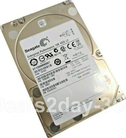 SEAGATE ST1200MM0007 1.2TB 10K 6G 2.5" SFF SAS DRIVE not for laptops or ps4
