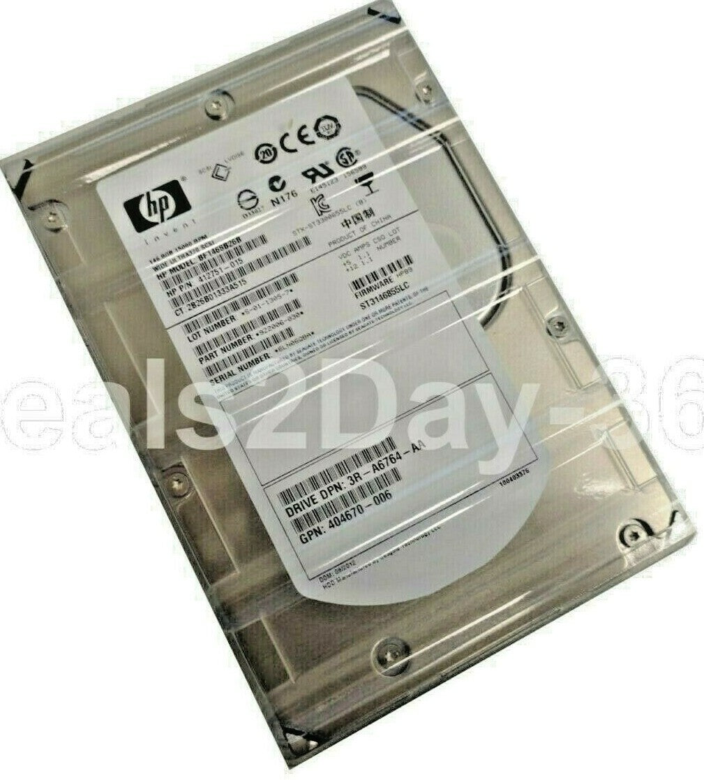 HP ST3146855LC U320 SCSI 146GB 15K HARD DRIVE 3.5in