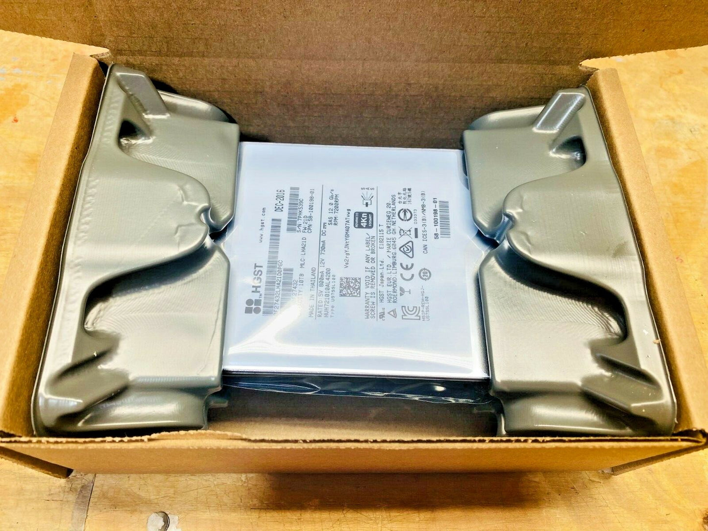 HUH721010AL4200/42C0 HGST Ultrastar He10 10TB 7200RPM SAS 12Gbps 256MB 2018
