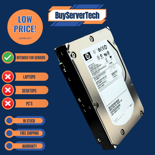 HP 412751-016 Seagate ST3300655LC 300GB 15K U320 SCSI 80-PIN HDD | 0 Hours