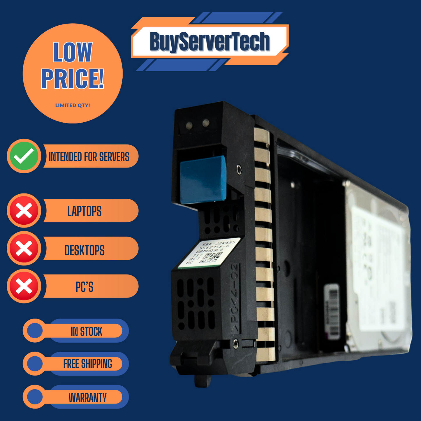 HDS 5562956-A 2.4TB 10K SAS 2.5" HDD | VSP G200 G400 G350 G370