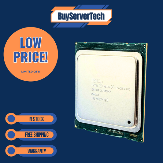 Intel Xeon E5-2673 v2 SR1UR 3.3GHz 8-Core 25MB L3 Cache CPU | LGA2011 Processo