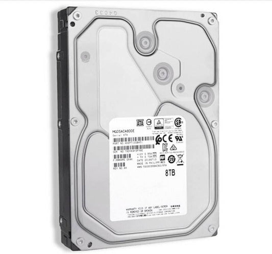 Toshiba Internal Hard Drive 7.2kRPM 8TB SATA III Hard Drive 6Gb/s MG05ACA800E