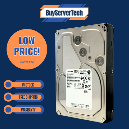 Toshiba MC04ACA400E 4TB 7200RPM 3.5" SATA 6Gb/s HDD 512e 0HRS Enterprise Drive