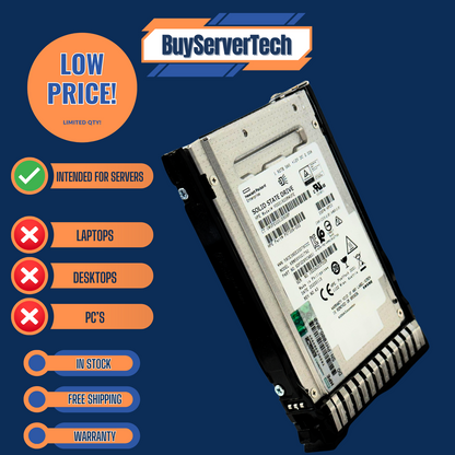 HPE P10454-B21 1.92TB SAS 12G 2.5" SSD | P10607-001 | SFF | Gen9 Gen10 | Wrrty