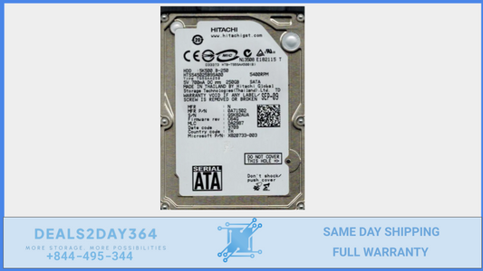 HTS545025B9SA00 Hitachi 250GB 5.4K RPM 3Gb/s 2.5" SATA HDD Hard Drive PC LAPTO