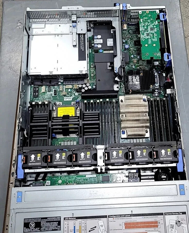 Dell PowerEdge R740xd Server 2.10Ghz 40-Core 768GB RAM 960GB SSD X 24 480GB X 2
