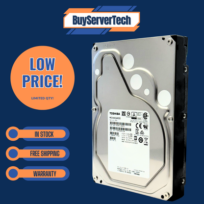 Toshiba MC04ACA400E 4TB 7200RPM 3.5" SATA 6Gb/s HDD 512e 0HRS Enterprise Drive
