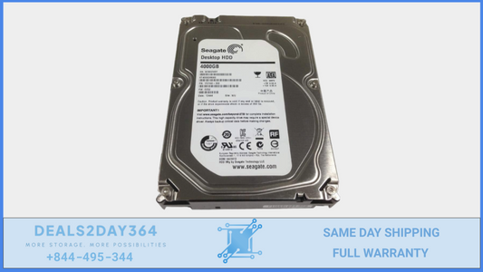 Seagate ST4000DM000 4TB SATA 6 Gb/s 64MB 5900 RPM Desktop HDD 3.5 inch 