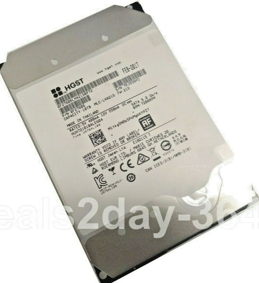 WD HGST Hitachi Ultrastar DC HC510 10TB SATA 6Gb/s 7.2K 3.5" HDD HUH721010ALE6