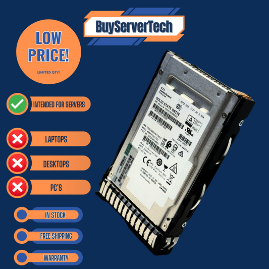 HPE P10454-B21 1.92TB SAS 12G 2.5" SSD | P10607-001 | SFF | Gen9 Gen10 | Wrrty