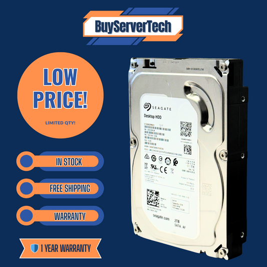 Seagate ST2000DM001 2TB 7200RPM 64MB 3.5" SATA HDD | Desktop Drive | 0HRS | 1Y