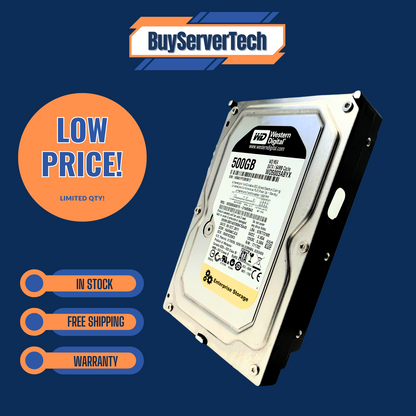 Western Digital RE4 WD5003ABYX 500GB 7.2K 3.5" SATA 3Gb/s HDD | 64MB | 0 Hours