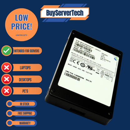 Samsung MZ-ILS960N PM1633a 960GB SAS 12Gbps 2.5" SSD | TLC | SFF | 2YR Warranty