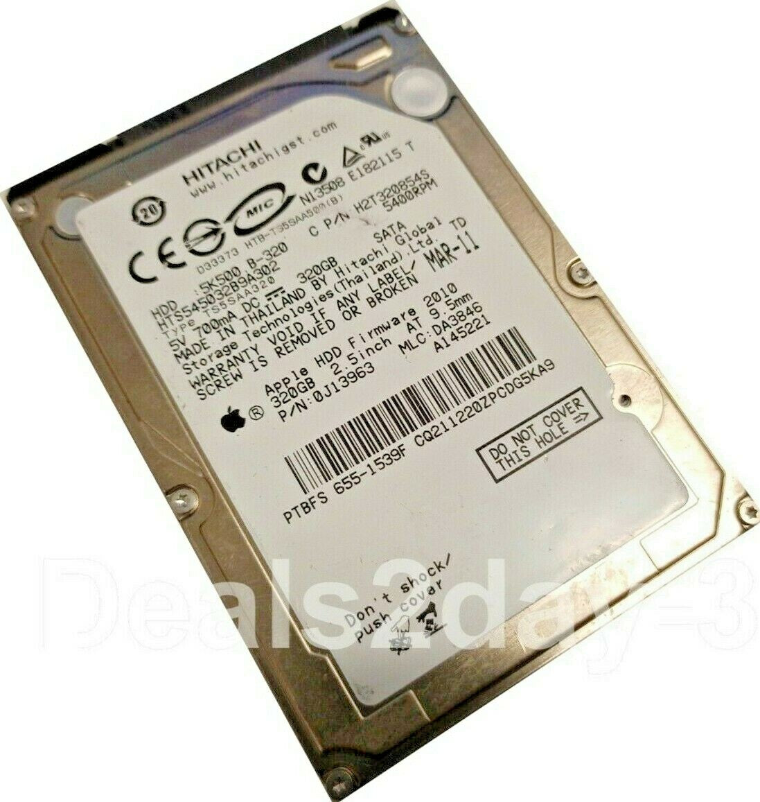 Hitachi 320 GB SATA HTS545032B9A302 Internal 5400RPM 2.5 " Hard Drive