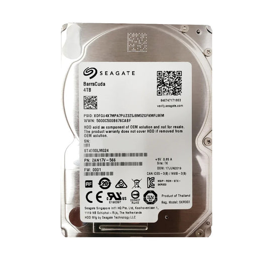 Seagate Barracuda ST4000LM024 4TB 2.5" SATA Drive 15mm not for Laptops or PS4