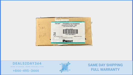 Panduit FX2ERQ1Q1SNM005 Duplex 50um Om3 LC Push-Pull-LC Push-Pull 5 Meter  10P