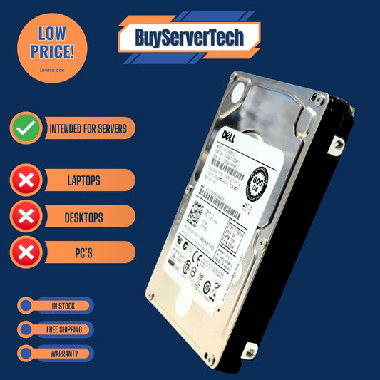 Dell 05TFDD  600GB 10K RPM 6G 2.5" SAS SFF  5TFDD Enterprise HDD | New