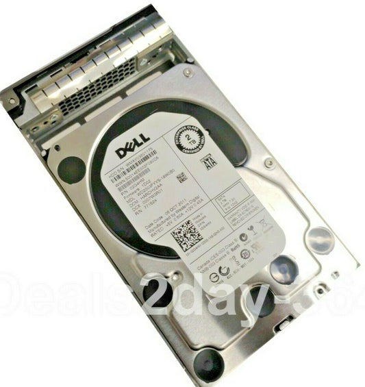 Dell 2G4HM 02G4HM 2TB 7.2K RPM 3Gb/s 3.5" SATA Hard Drive W/TRAY