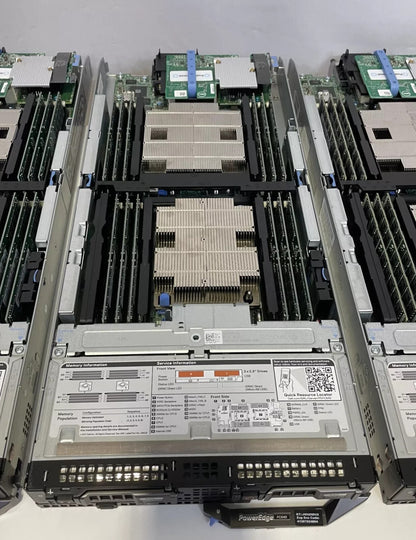 Dell Poweredge FX2S with 4x FC630 8x E5-2698 2.2GHz  512gb Ram  H730p  8x 960gb