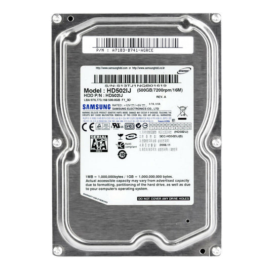 Samsung Spinpoint F1 500GB 7.2K 16MB SATA II 3.5'' HD502IJ