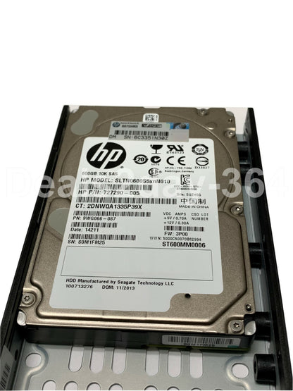 ST600MM0006-HP 600GB 10K RPM SAS 2.5" 6G 32MB HARD DRIVE W/TRAY