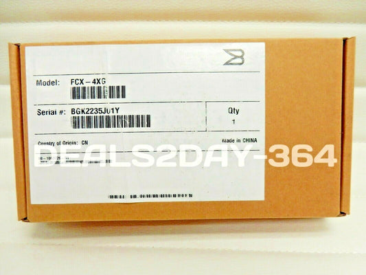 NEW Brocade FCX-4XG Expansion Mod 4x 10Gb SFP+ FCX624 FCX648 Optical Network J