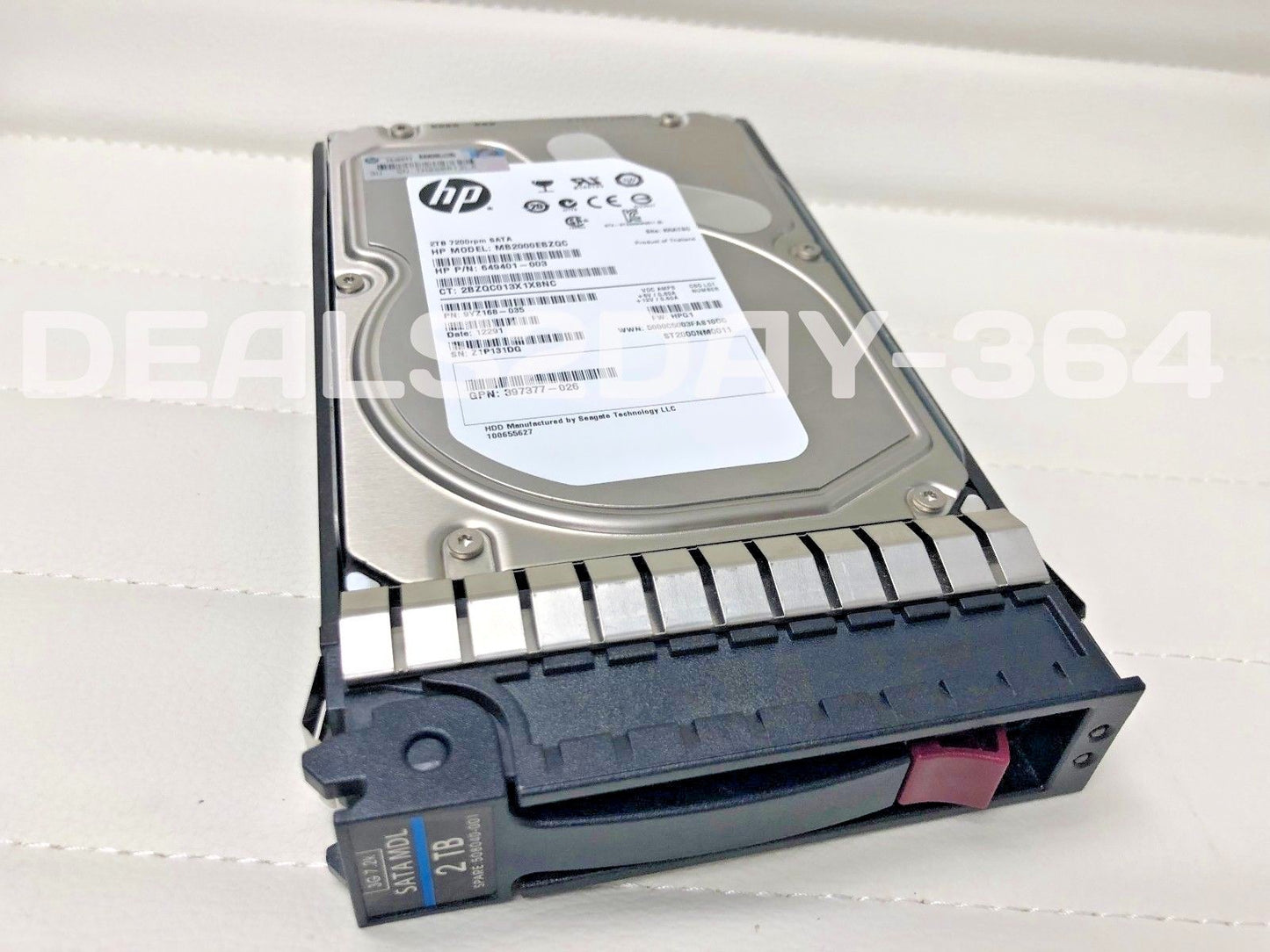 HP 507632-B21 508040-001 397377-025 507631-003 2TB 7.2K SATA 3.5" Hard Drive