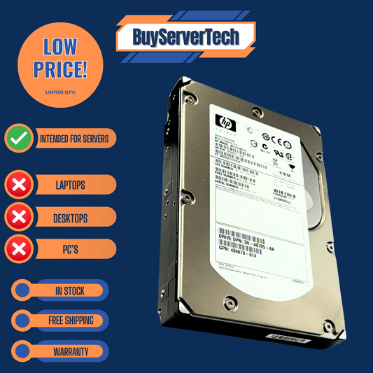 HP 412751-016 Seagate ST3300655LC 300GB 15K U320 SCSI 80-Pin 3.5" HDD  | 1YR