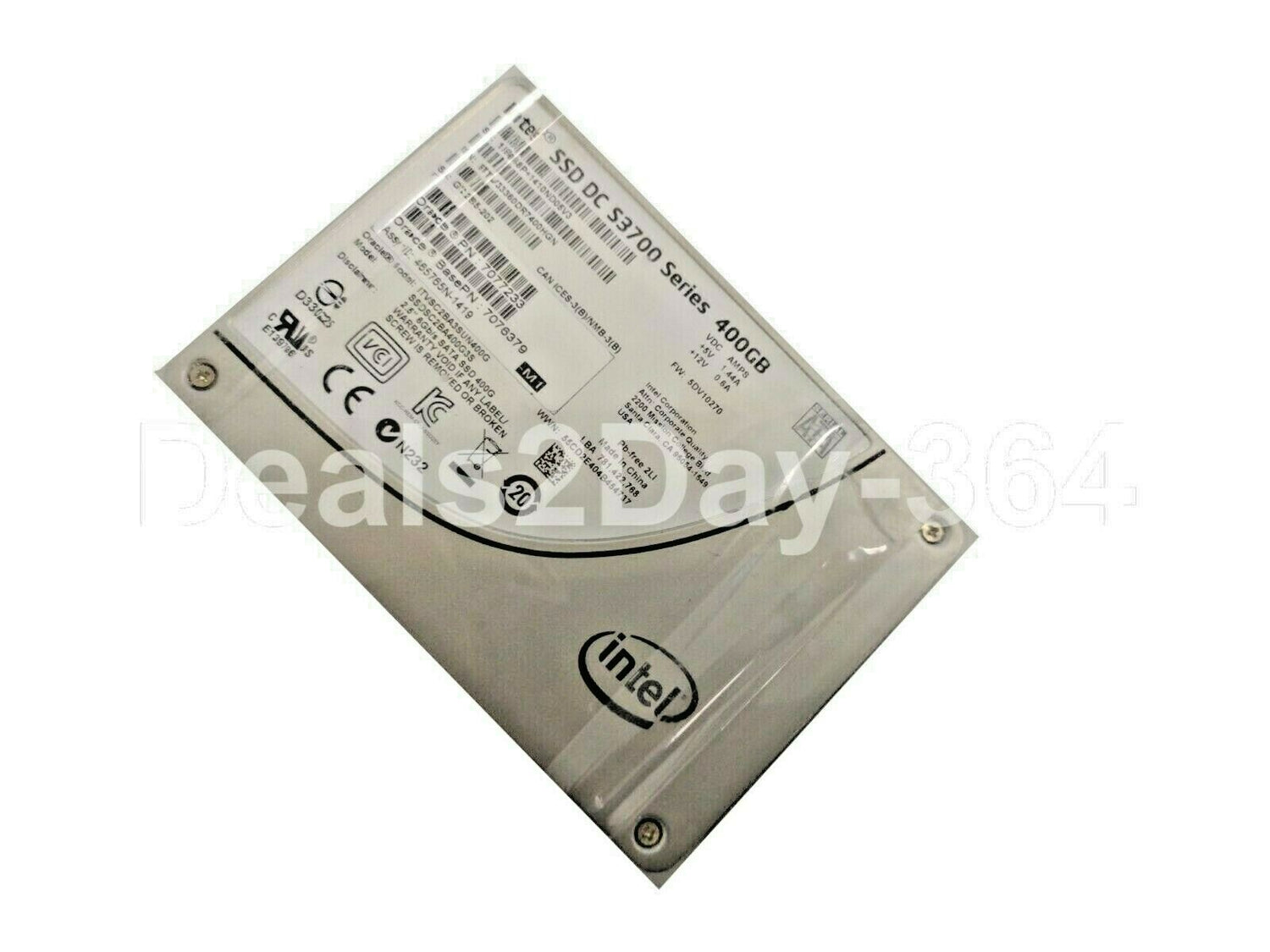 Intel DC S3700 400GB Internal 2.5" (SSDSC2BA400G3) SSD, MLC enterprise